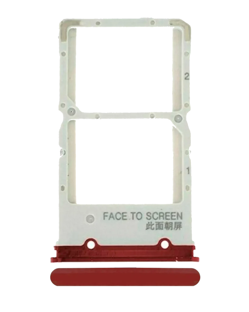 Dual Sim Card Tray For Xiaomi Mi 9T / 9T Pro / K20 / K20 Pro (Flame Red)