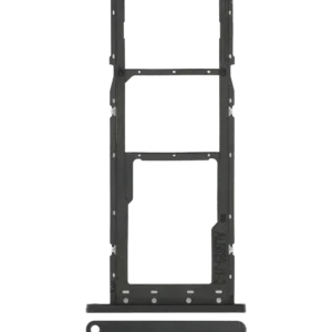 Dual Sim Card Tray For Samsung Galaxy A03S (A037F / 2021) (Black)