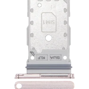 Dual Sim Card Tray For Samsung Galaxy S22 / S22 Plus (Pink Gold)