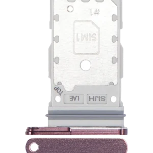 Dual Sim Card Tray For Samsung Galaxy S22 Ultra (Burgundy)