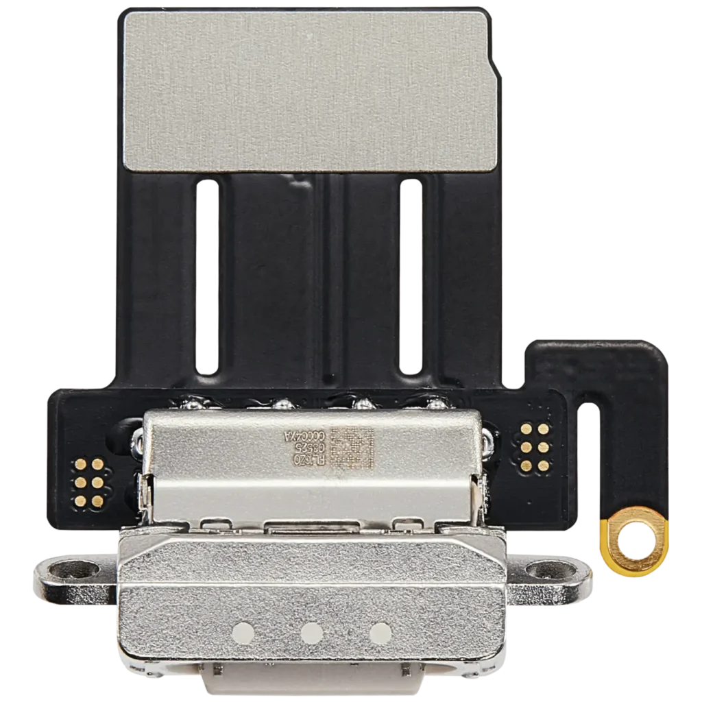 Charging Port Flex Cable For iPad Pro 11" 5th Gen (2024) (Aftermarket Plus) (Silver)
