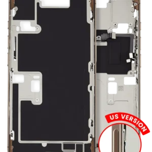 Mid-Frame Housing W/ Small Parts For iPhone 16 Pro (US Version) (Used OEM Pull: Grade A) (Desert Titanium)