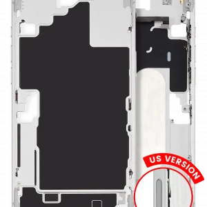 Mid-Frame Housing W/ Small Parts For iPhone 16 Plus (US Version) (Used OEM Pull: Grade A) (White)