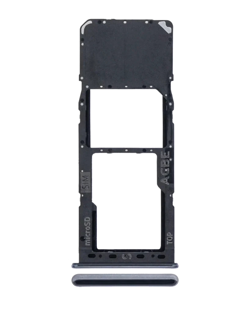 Single Sim Card Tray For Samsung Galaxy A32 (A325 / 2021) (Awesome Black)