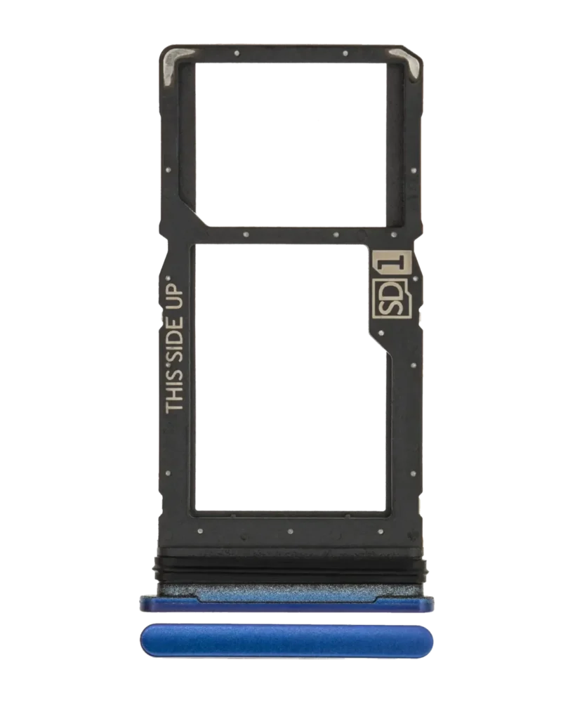Single Sim Card Tray For Motorola Moto One 5G Ace (XT2113-1/2 / 2021) (Blue)
