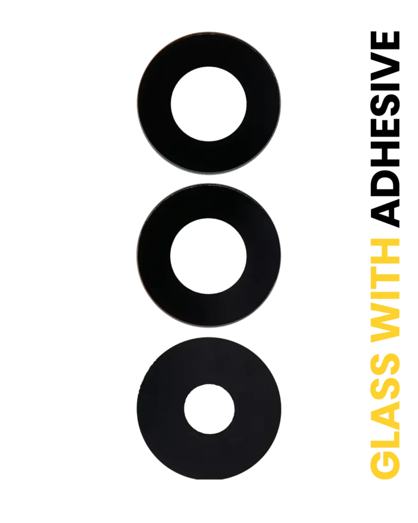 Back Camera Lens (Glass Only) With Adhesive For Samsung Galaxy A15 4G (A155 / 2023) / A15 5G (A156 / 2023) (3 Piece Set)