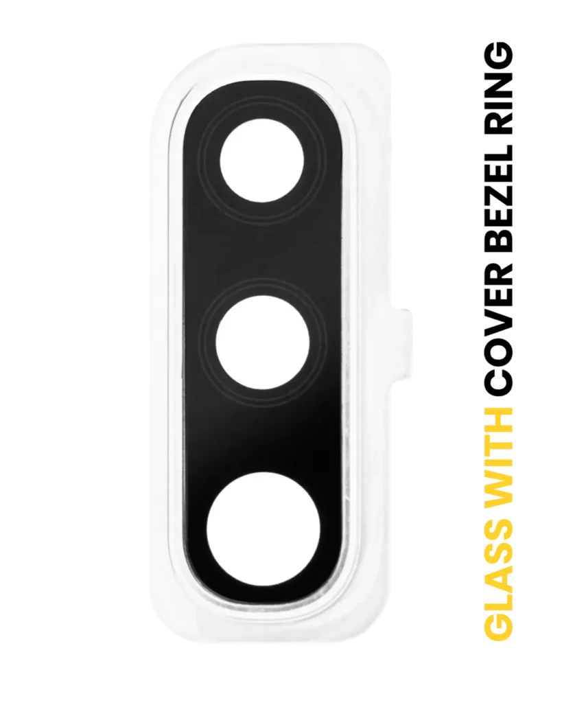 Back Camera Lens With Cover Bezel Ring For Samsung Galaxy A50 (A505 / 2019) (White)
