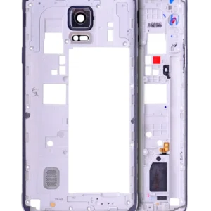 Mid-Frame Housing For Samsung Galaxy Note 4 (With Small Parts) (White)