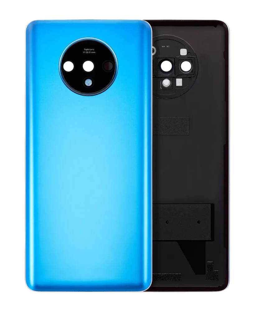 Back cover Glass For OnePlus 7T (Aftermarket Plus) (Glacier Blue)