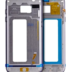 Mid-Frame Housing For Samsung Galaxy S7 Edge (With Small Parts) (Black)