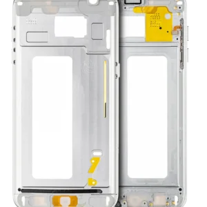 Mid-Frame Housing For Samsung Galaxy S7 Edge (With Small Parts) (White)