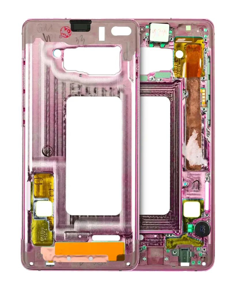 Mid-Frame Housing For Samsung Galaxy S10 (With Small Parts) (Flamingo Pink)