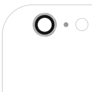 Back Camera Lens For iPhone 6 Plus / 6S Plus (Real Sapphire) (Premium) (Silver) (10 Pack)