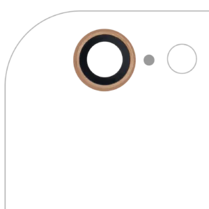 Back Camera Lens For iPhone 6 / 6S (Real Sapphire) (Premium) (Gold) (10 Pack)