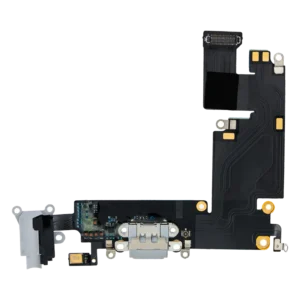 Charging Port Flex Cable For iPhone 6 Plus (Aftermarket) (Silver)