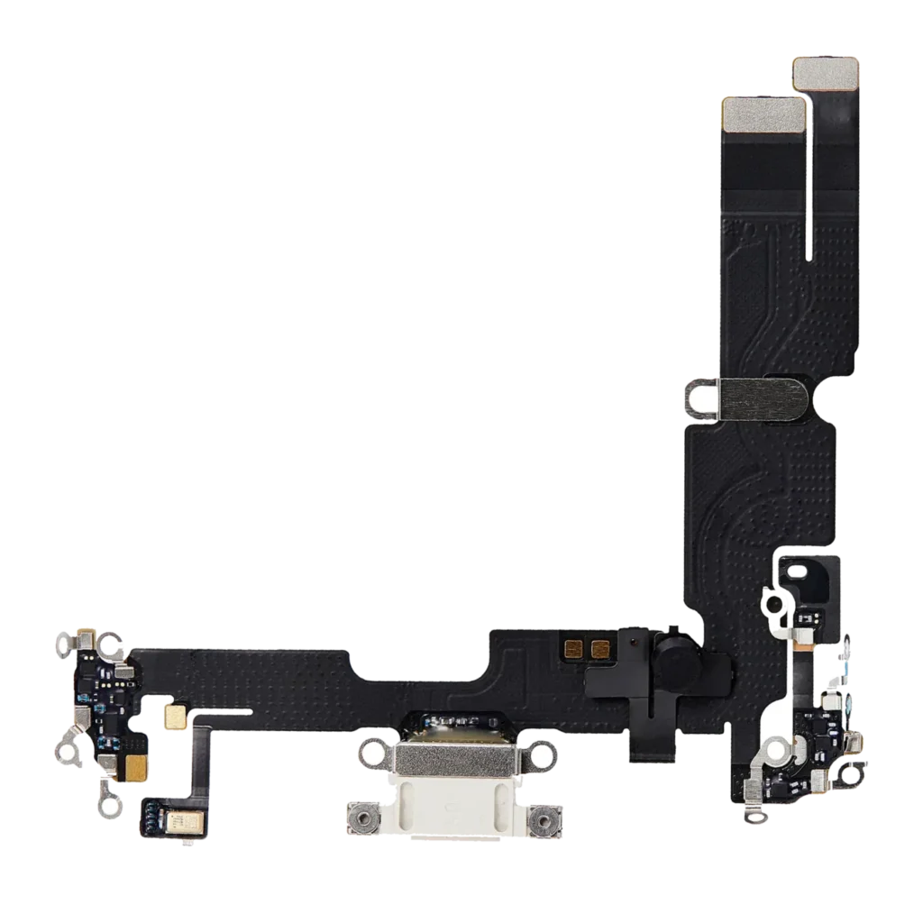 Charging Port Flex Cable For iPhone 14 Plus (Premium) (Starlight)