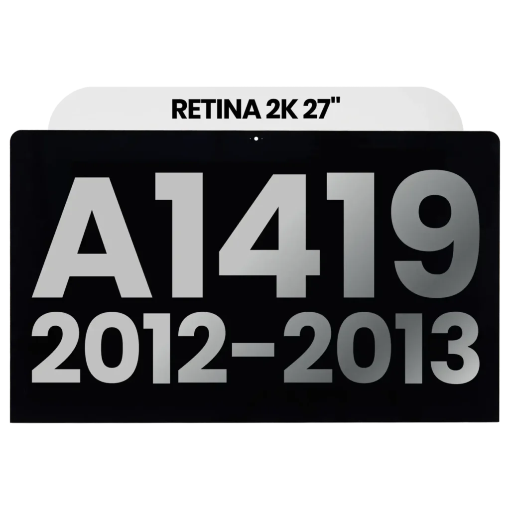 Complete LCD Display Assembly For iMac 27" 2K A1419 (2012-2013) (LM270WQ1 SDF1 / F2) (Used OEM Pull: Grade A)