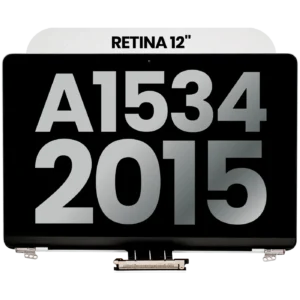 Complete LCD Display Assembly For MacBook 12" A1534 (2015) (Used OEM Pull: Grade B) (Silver)