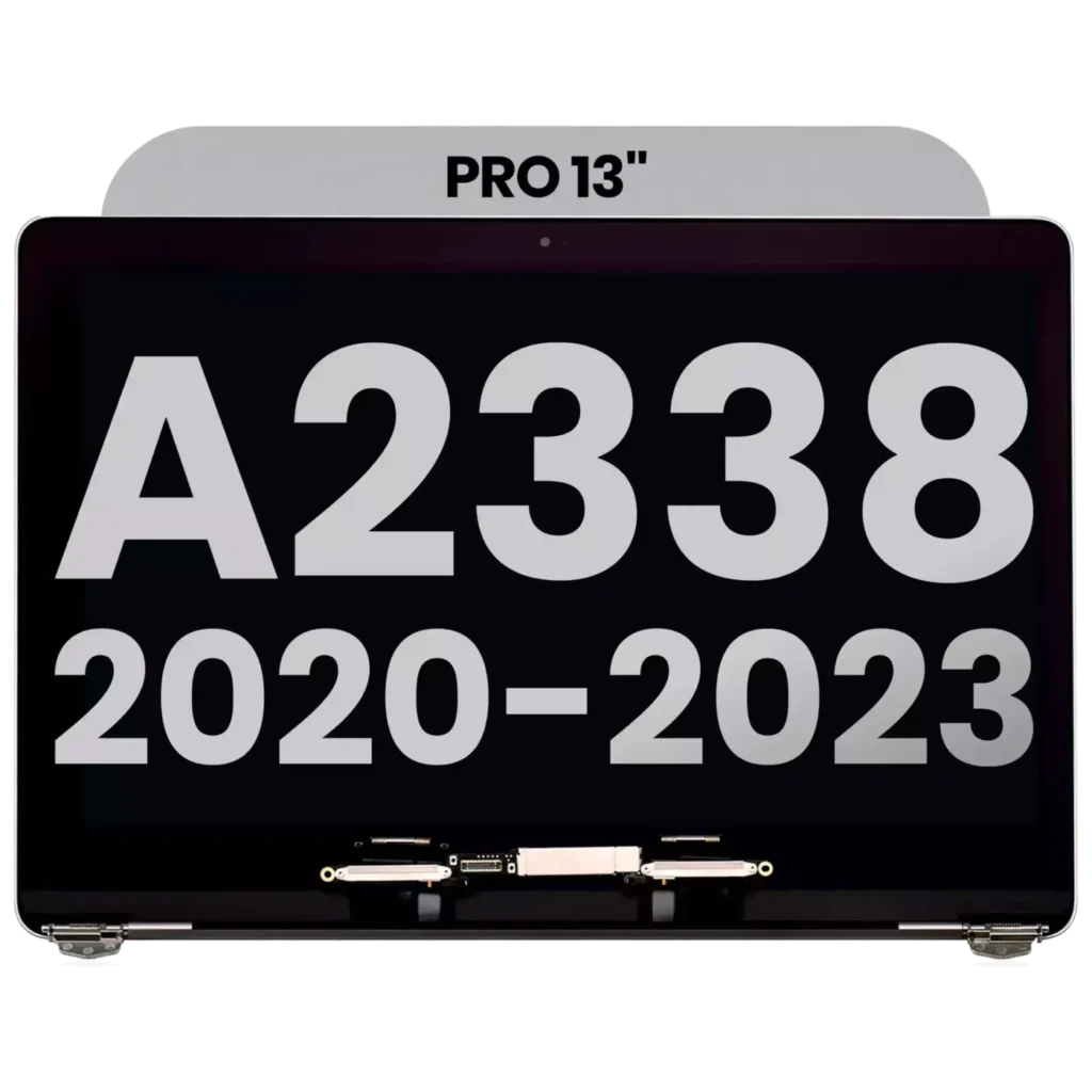 Complete LCD Display Assembly For MacBook Pro 13" A2338 (2020) (Used OEM Pull: Grade A) (Space Gray)