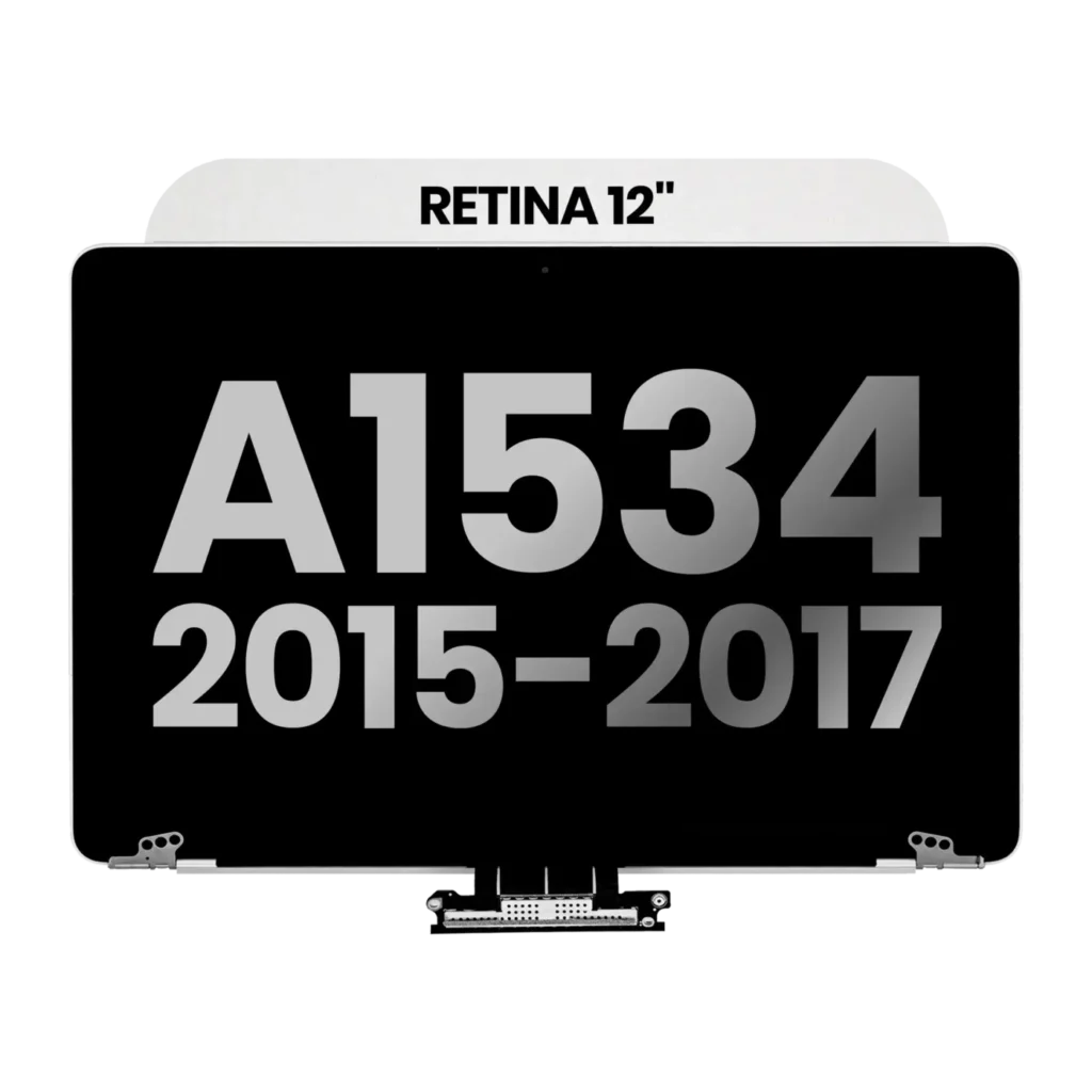 Complete LCD Display Assembly For MacBook 12" A1534 (2015-2017) (Used OEM Pull: Grade A) (Silver)