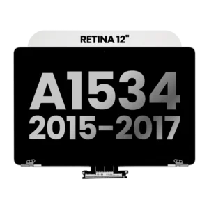 Complete LCD Display Assembly For MacBook 12" A1534 (2015-2017) (Used OEM Pull: Grade A) (Silver)