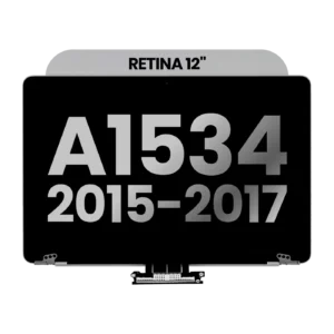 Complete LCD Display Assembly For MacBook 12" A1534 (2015-2017) (Used OEM Pull: Grade A) (Space Gray)