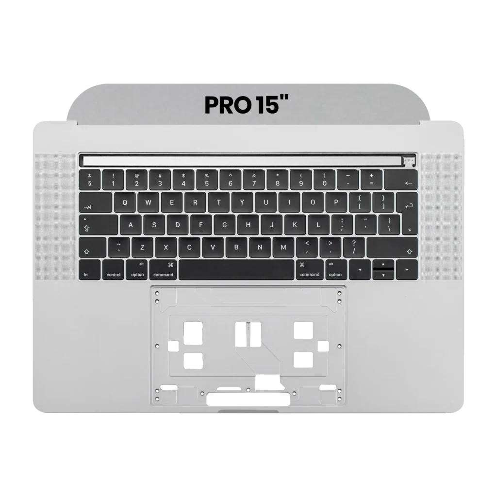 Top Case with Keyboard (ANSI US) For MacBook Pro 15" A1707 (2016-2017) (Used OEM Pull: Grade B/C) (Space Gray)