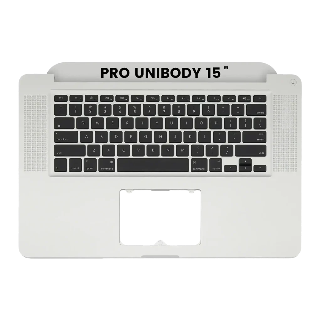 Top Case with Keyboard (ANSI US) For MacBook Pro 15" A1286 (2010-2012) (Used OEM Pull: Grade B/C)