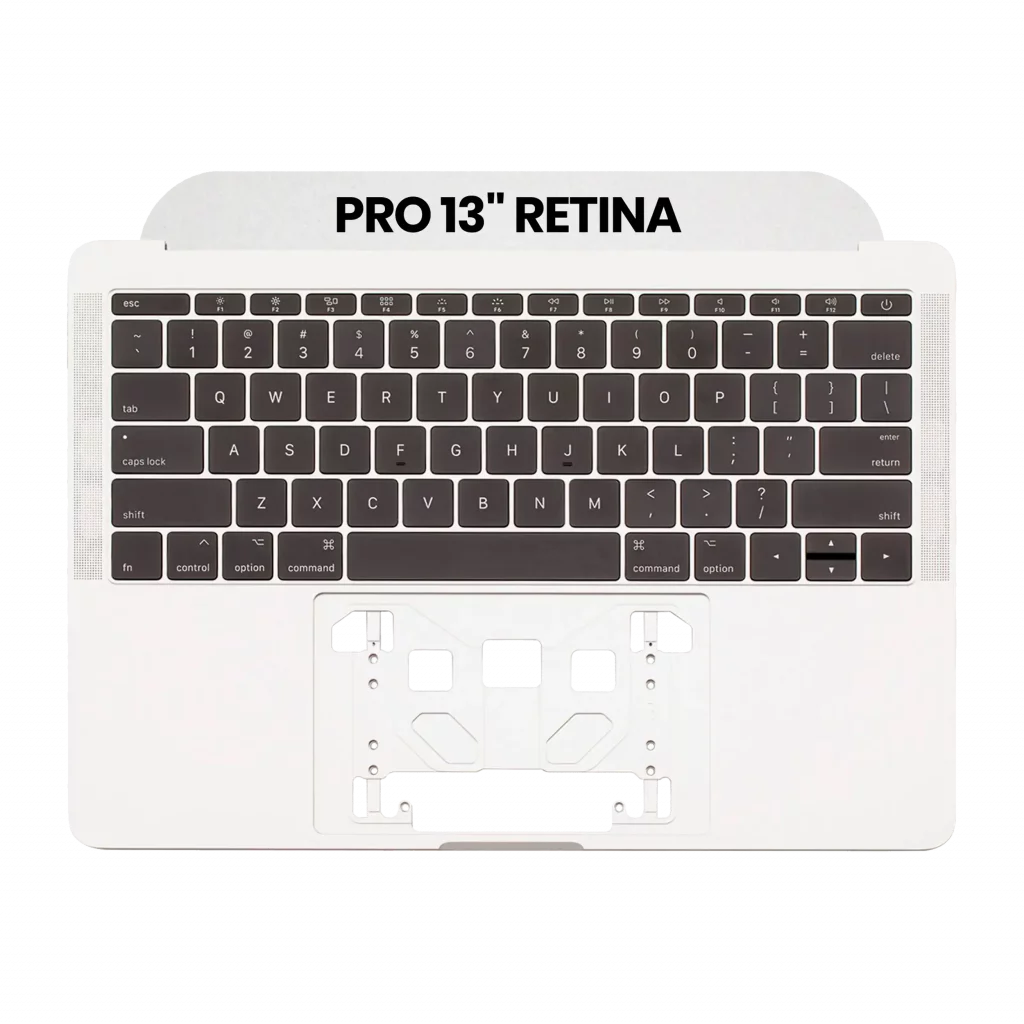 Top Case with Keyboard (ANSI US) For MacBook Pro 13" A1708 (2016-2017) (OEM New) (Silver)