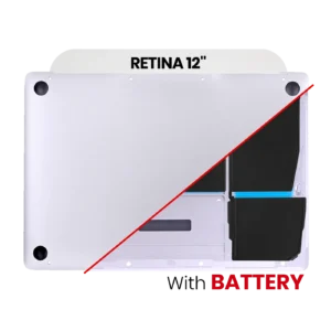 Bottom Case with Battery (A1705) For MacBook 12" A1534 (2016-2017) (Silver)