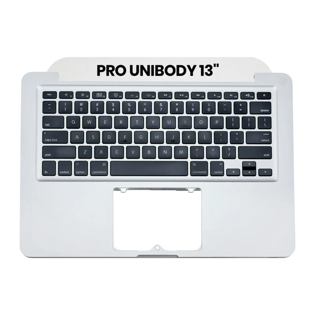 Top Case with Keyboard (ISO UK) For MacBook Pro 13" A1278 (2009-2010) (Used OEM Pull: Grade B)