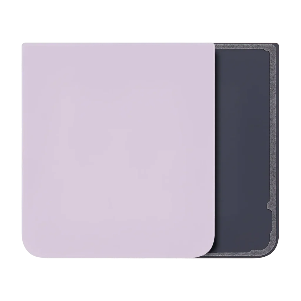 Bottom Back Cover Glass For Samsung Galaxy Z Flip 5 (Service Pack) (Lavender)