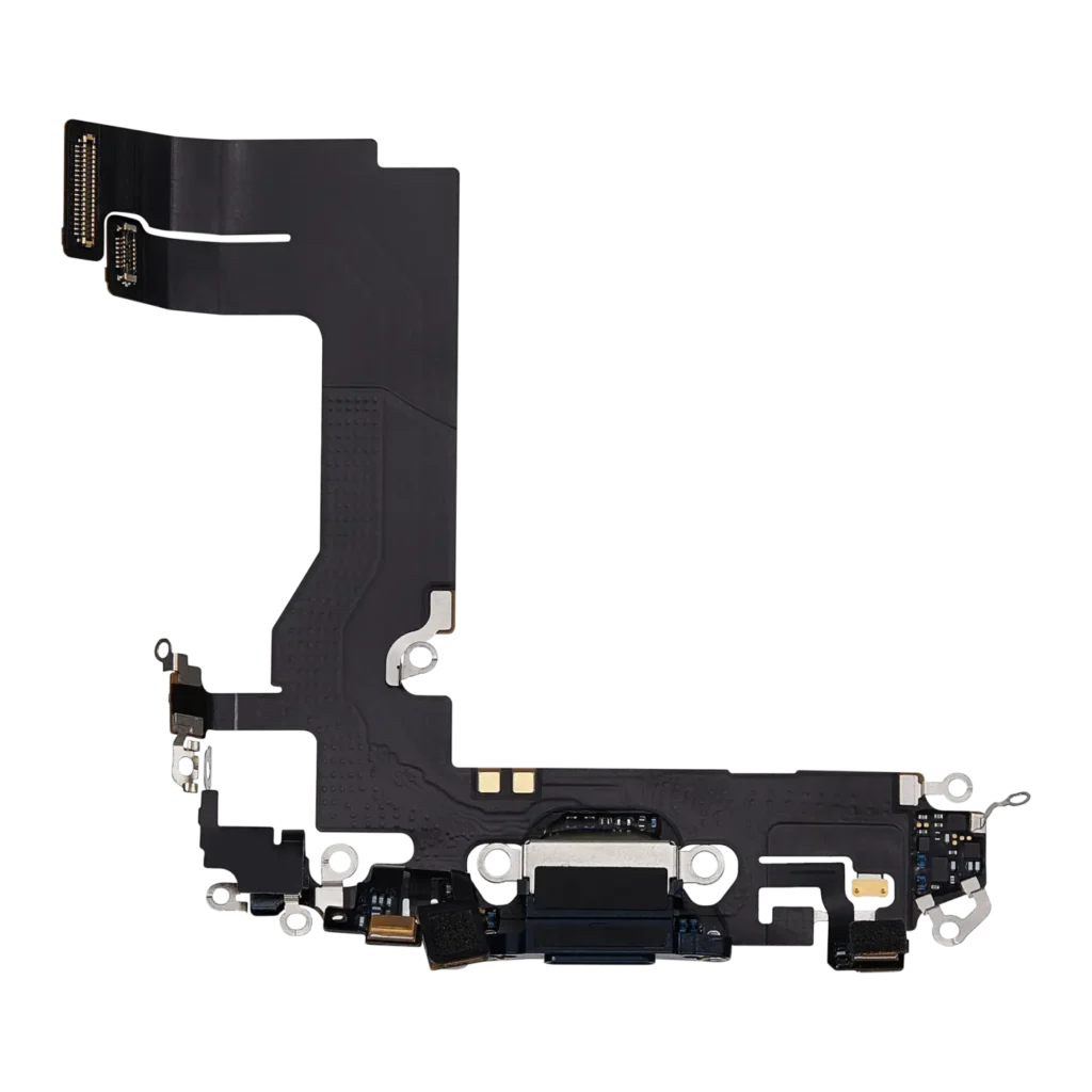 Charging Port Flex Cable For iPhone 13 Mini (Used OEM Pull) (Midnight)