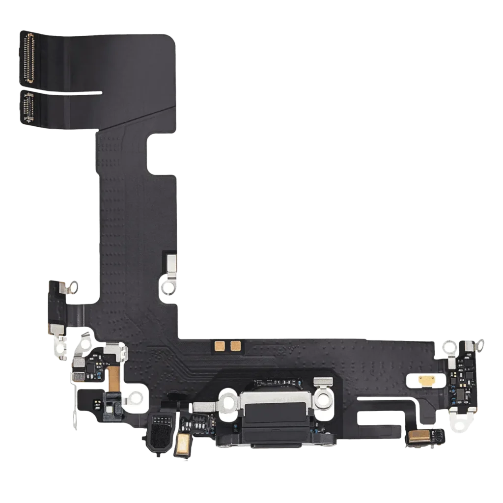 Charging Port Flex Cable For iPhone 13 (Used OEM Pull) (Green)