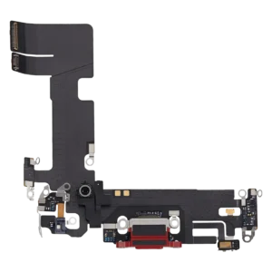 Charging Port Flex Cable For iPhone 13 (Used OEM Pull) (Red)