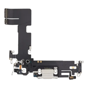 Charging Port Flex Cable For iPhone 13 (Used OEM Pull) (Starlight)