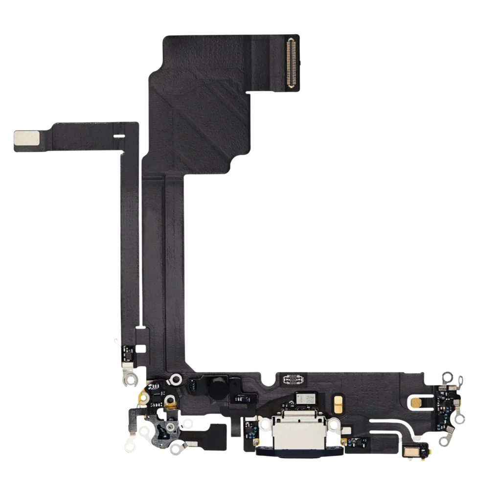 Charging Port Flex Cable For iPhone 15 Pro Max (Premium) (Blue Titanium)