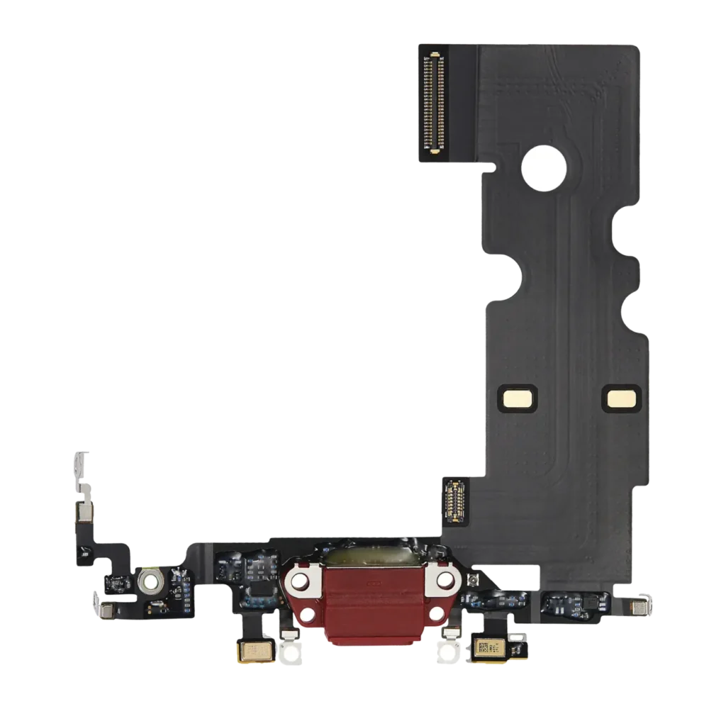 Charging Port Flex Cable For iPhone SE (2022) (Premium) (Red)