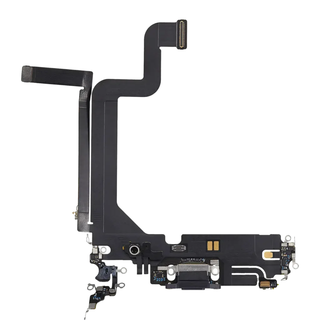 Charging Port Flex Cable For iPhone 14 Pro Max (Used OEM Pull) (Deep Purple)