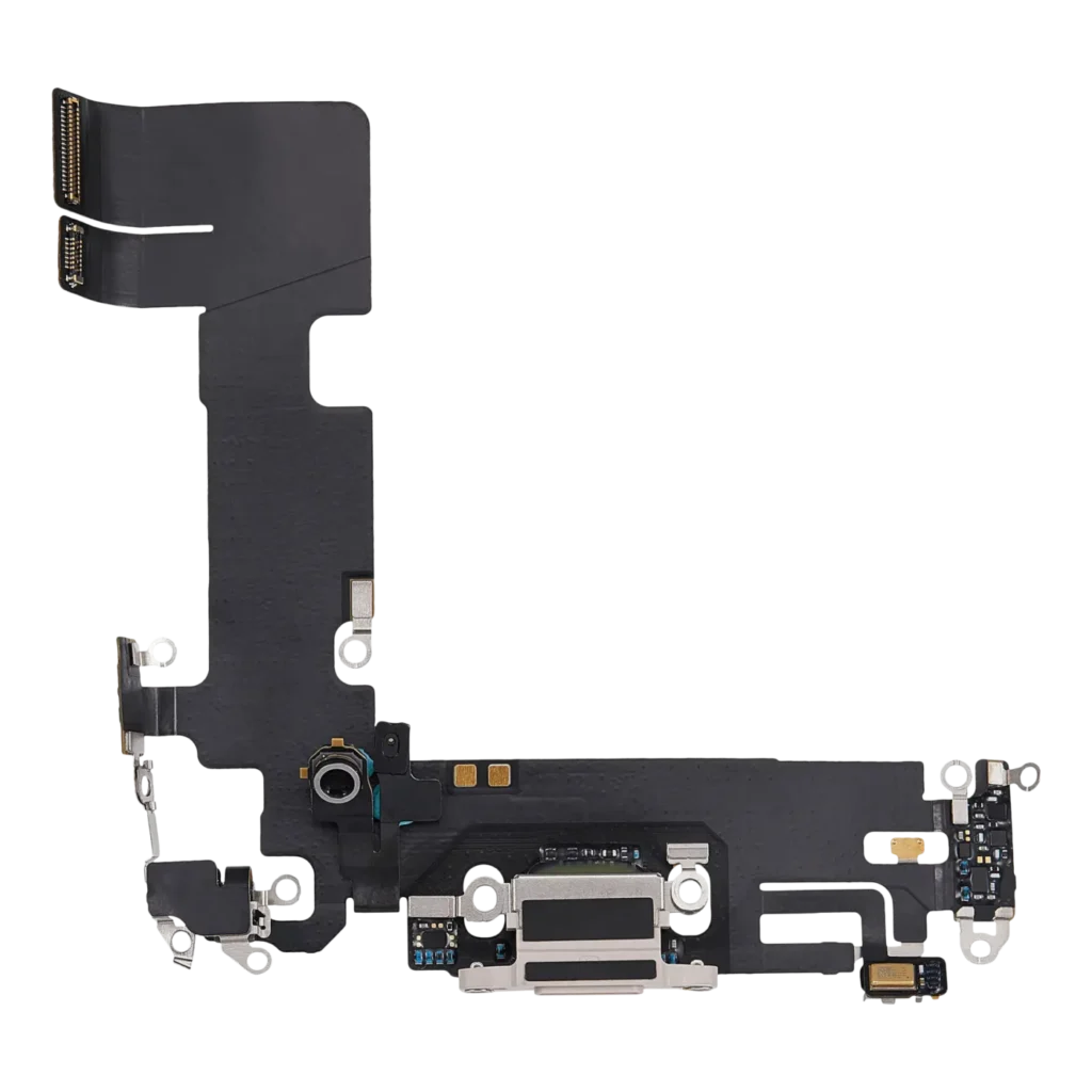 Charging Port Flex Cable For iPhone 13 (Used OEM Pull) (Pink)