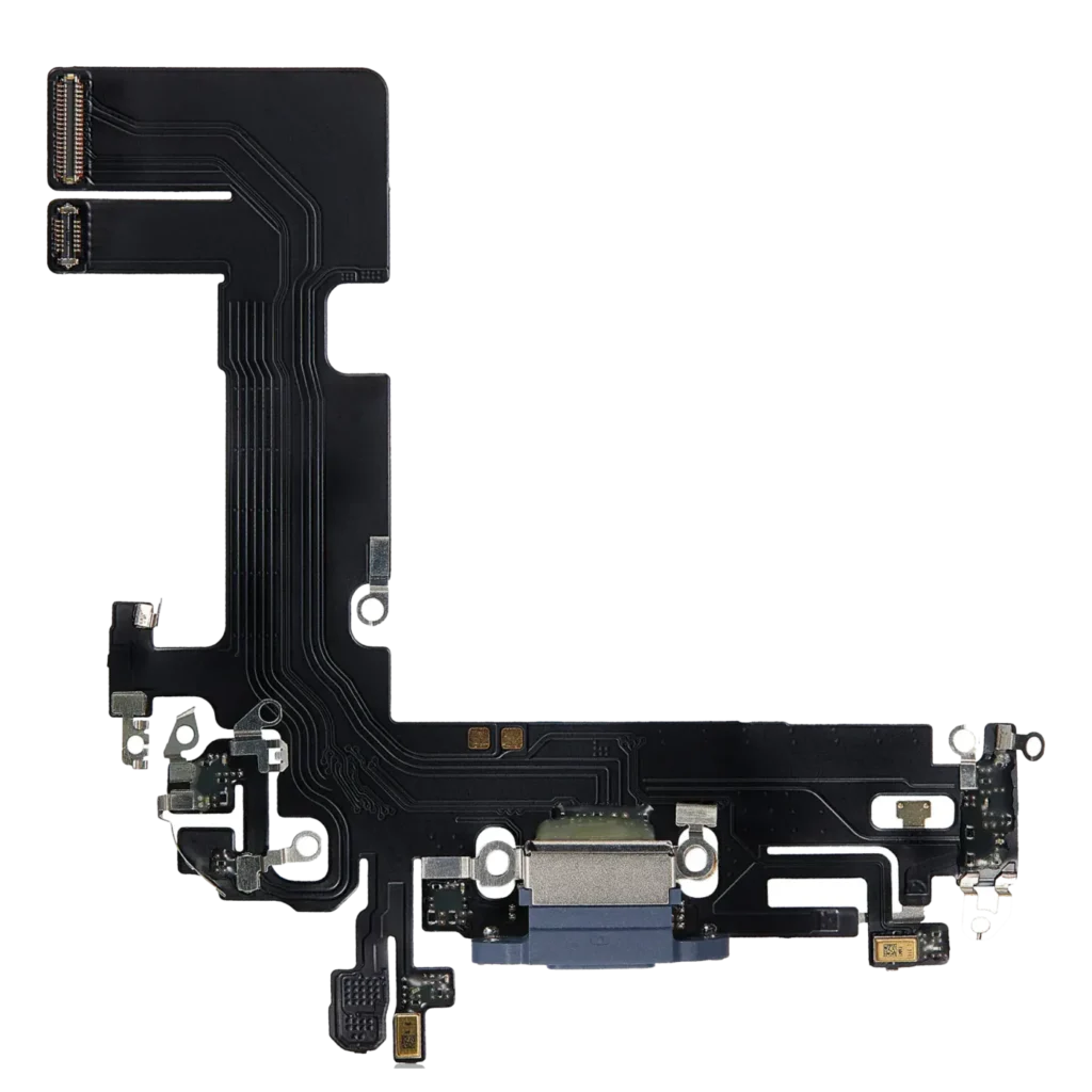 Charging Port Flex Cable For iPhone 13 (Aftermarket Plus) (Blue)