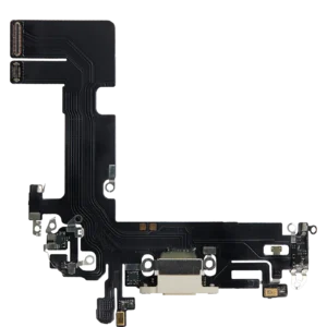 Charging Port Flex Cable For iPhone 13 (Aftermarket Plus) (Starlight)