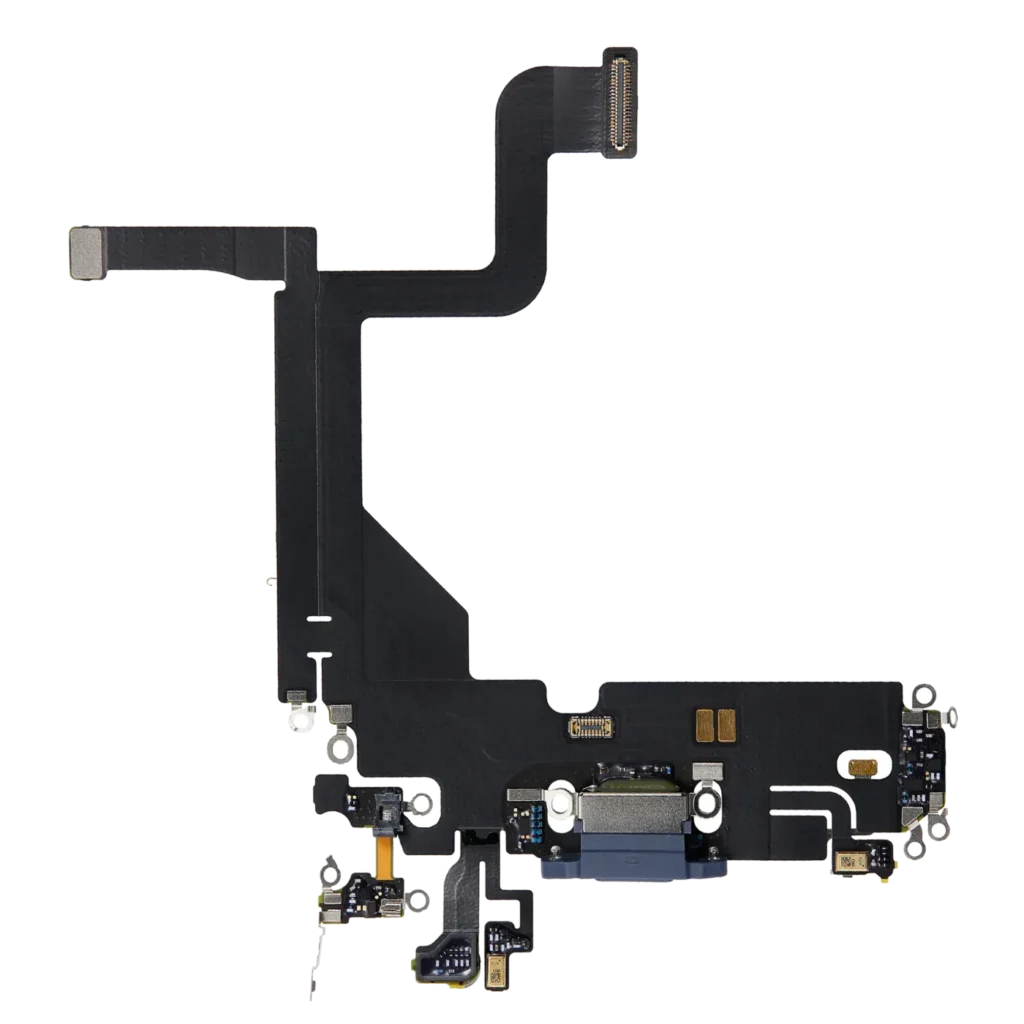 Charging Port Flex Cable For iPhone 13 Pro (Used OEM Pull) (Sierra Blue)