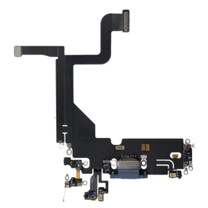 Charging Port Flex Cable For iPhone 13 Pro (Used OEM Pull) (Sierra Blue)