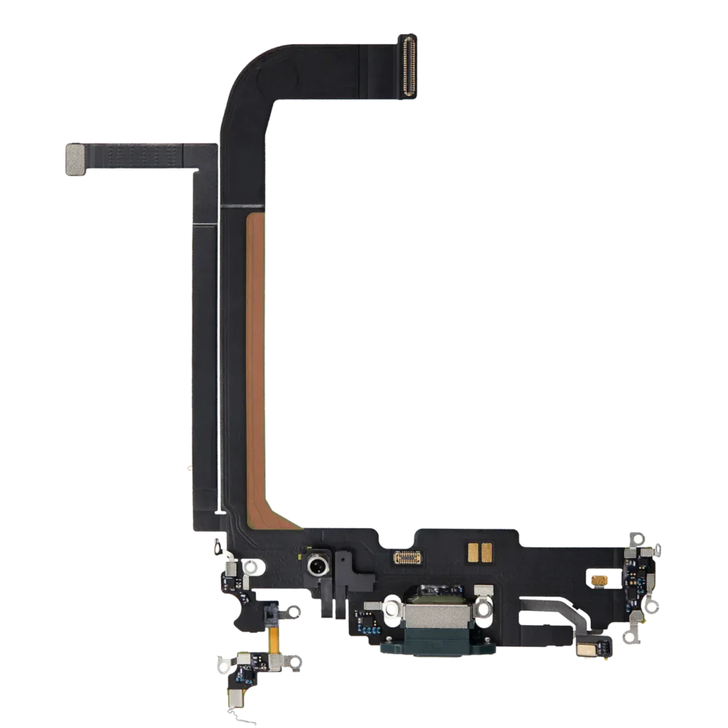 Charging Port Flex Cable For iPhone 13 Pro Max (Premium) (Alpine Green)