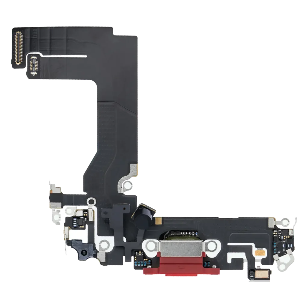 Charging Port Flex Cable For iPhone 13 Mini (Premium) (Red)