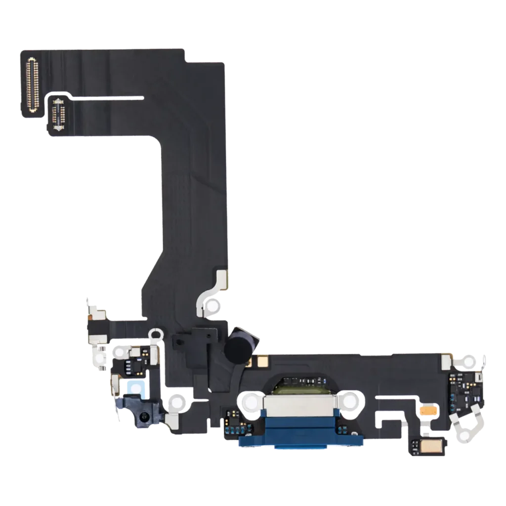 Charging Port Flex Cable For iPhone 13 Mini (Premium) (Blue)