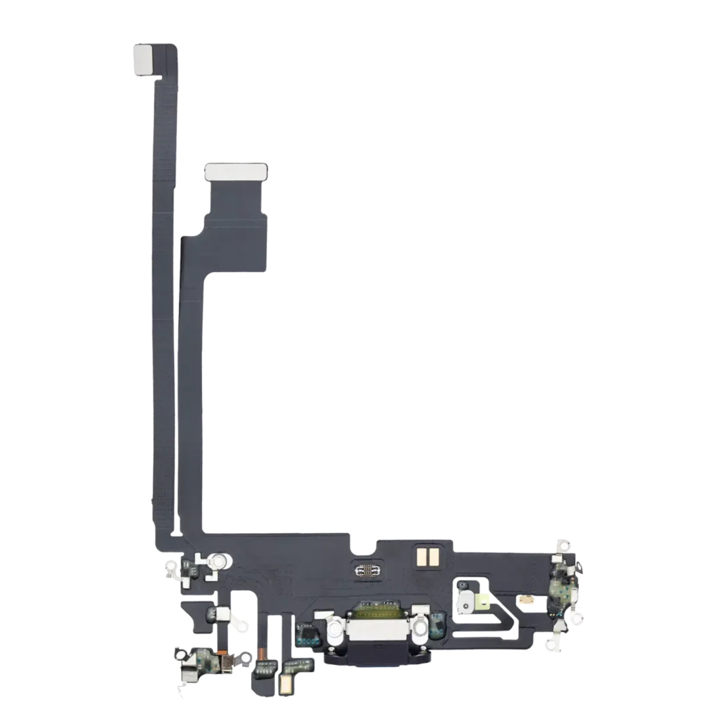 Charging Port Flex Cable For iPhone 12 Pro Max (Premium) (Graphite)