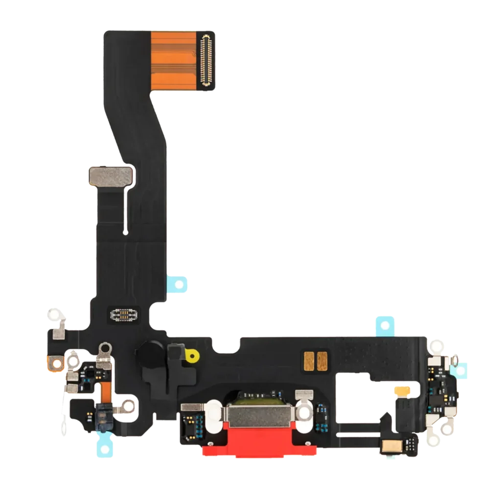 Charging Port Flex Cable For iPhone 12 (Premium) (Red)