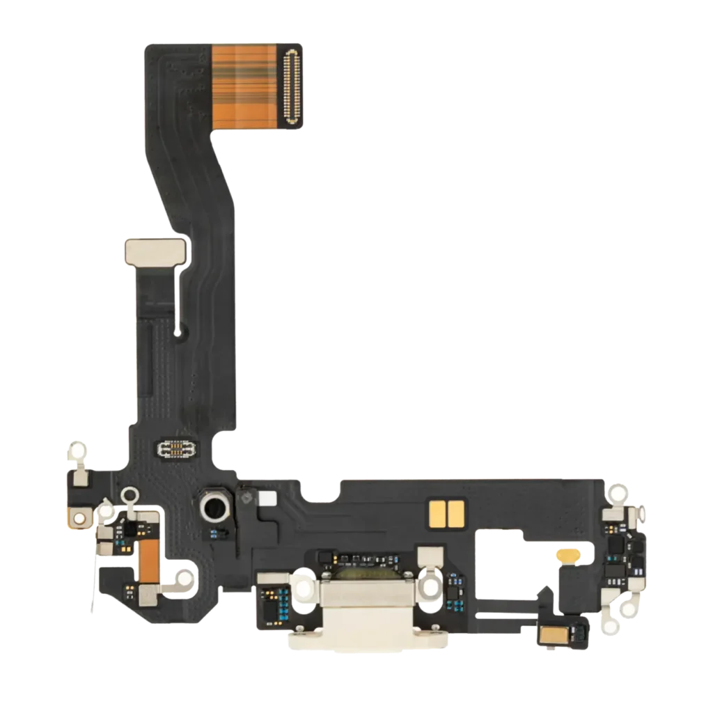 Charging Port Flex Cable For iPhone 12 Pro (Premium) (Gold)